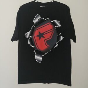 Y2K Famous Stars And Straps Short Sleeve T-Shirt Men's Size Large Black Red